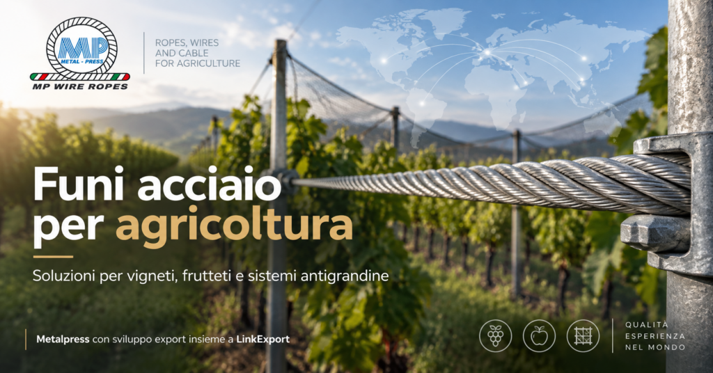 principale Funi acciaio per agricoltura Metalpress